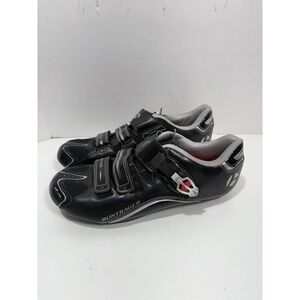 Beautiful Bontrager Race DLX Cycling Road Bike Shoes Size 13 Black  Red Shoes